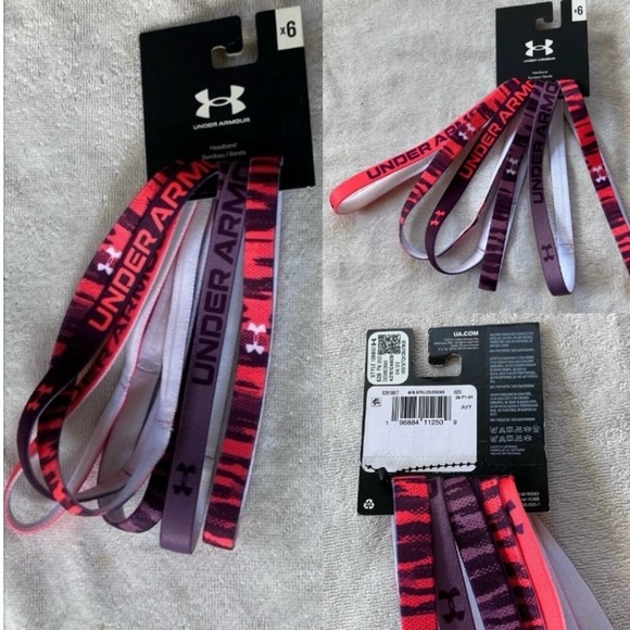🩵2FOR$20 BRAND-NEW Under Armour Graphic Headbands Set (6) - Picture 1 of 4